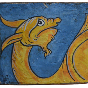 CABEZA DE DRAG&Oacute;N AZUL